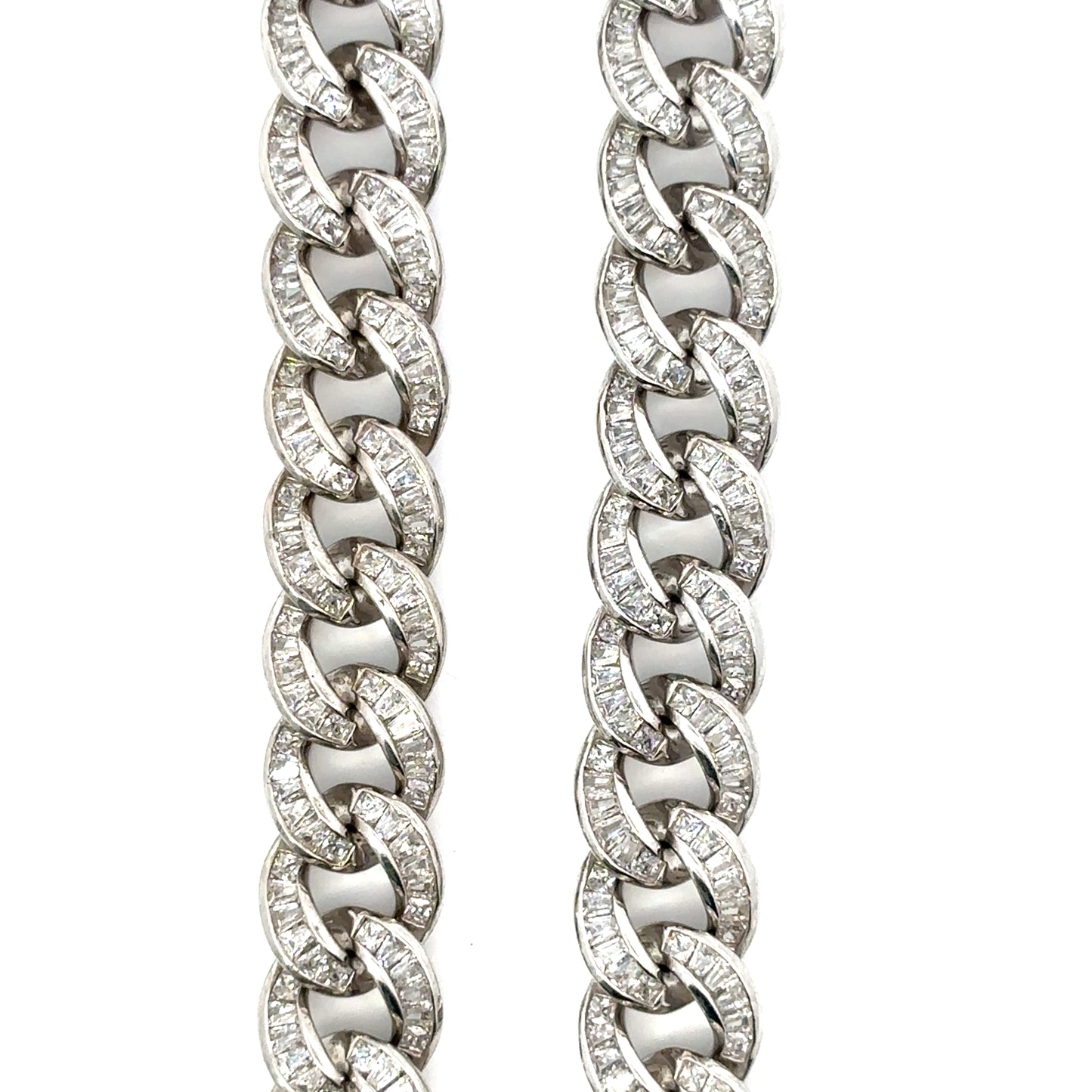 Icedout Baguette Cuban Necklace