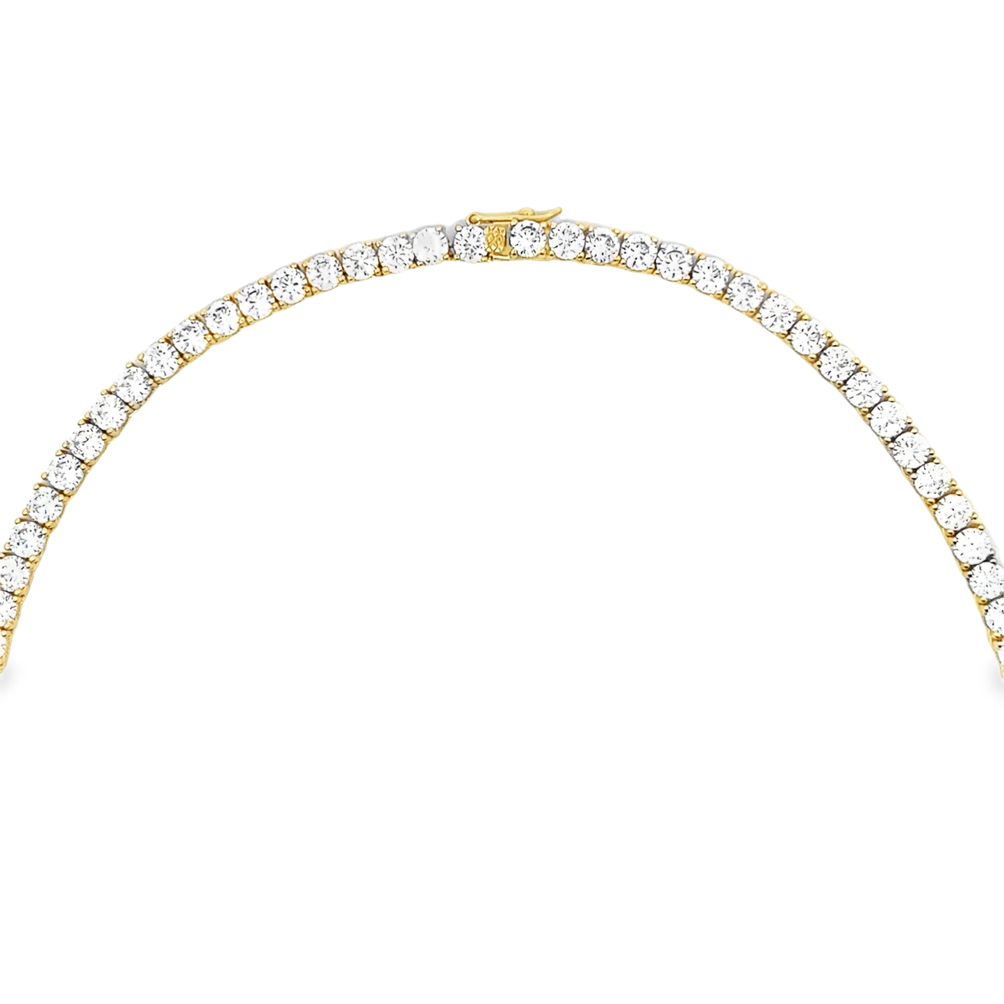 Icedout Yellow Tennis Necklace