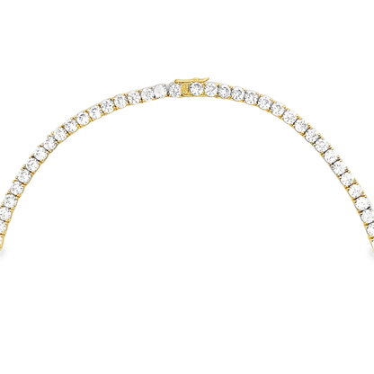 Icedout Yellow Tennis Necklace