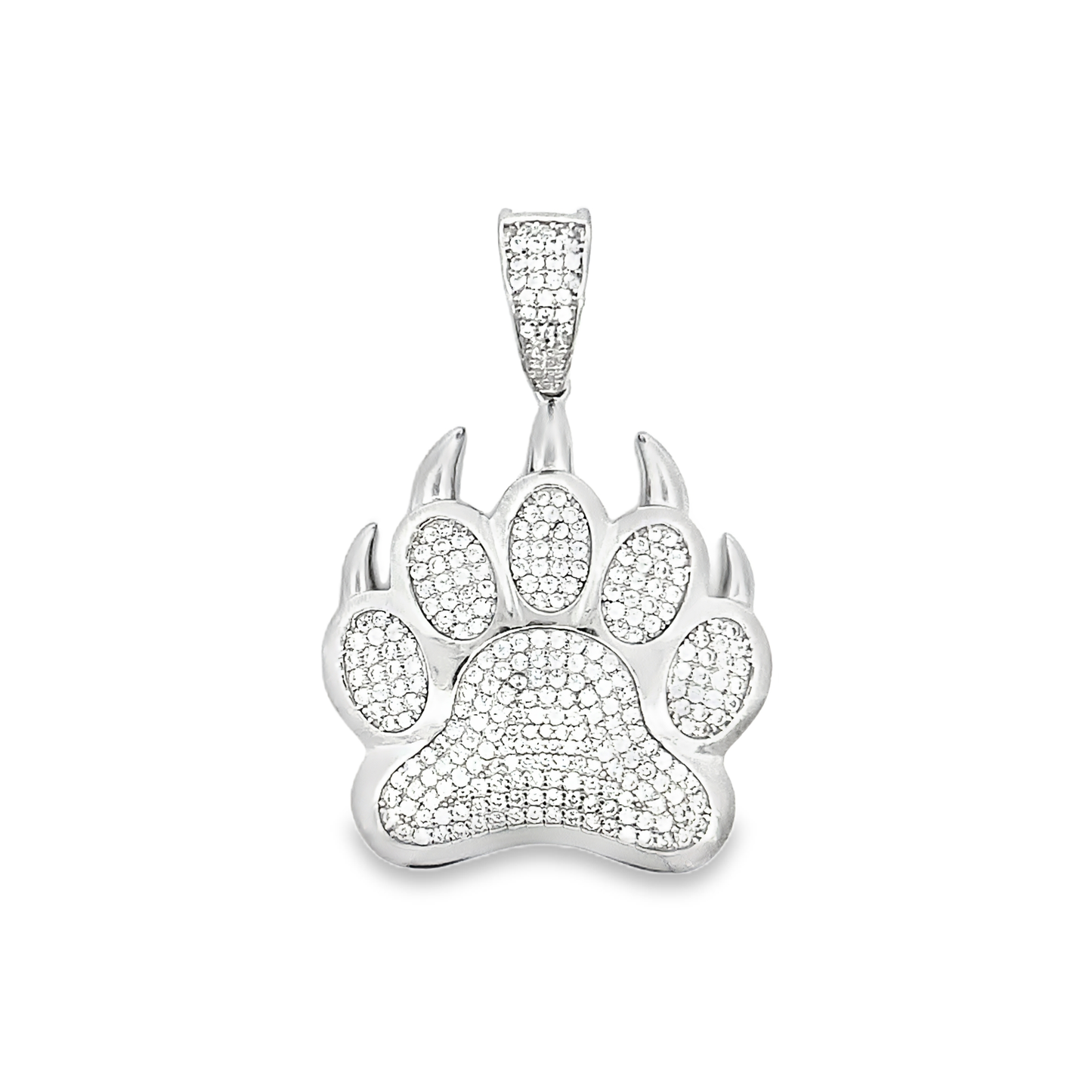 Icedout Tiger Paw Pendant