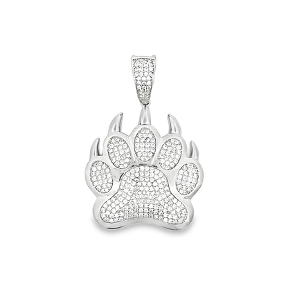 Icedout Tiger Paw Pendant
