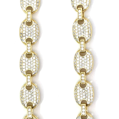 Icedout Yellow Puff Gucci Necklace