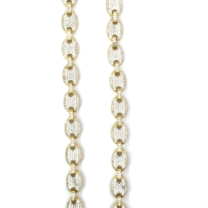 Icedout Yellow Puff Gucci Necklace