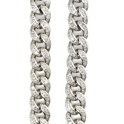 Icedout Baguette Cuban Necklace