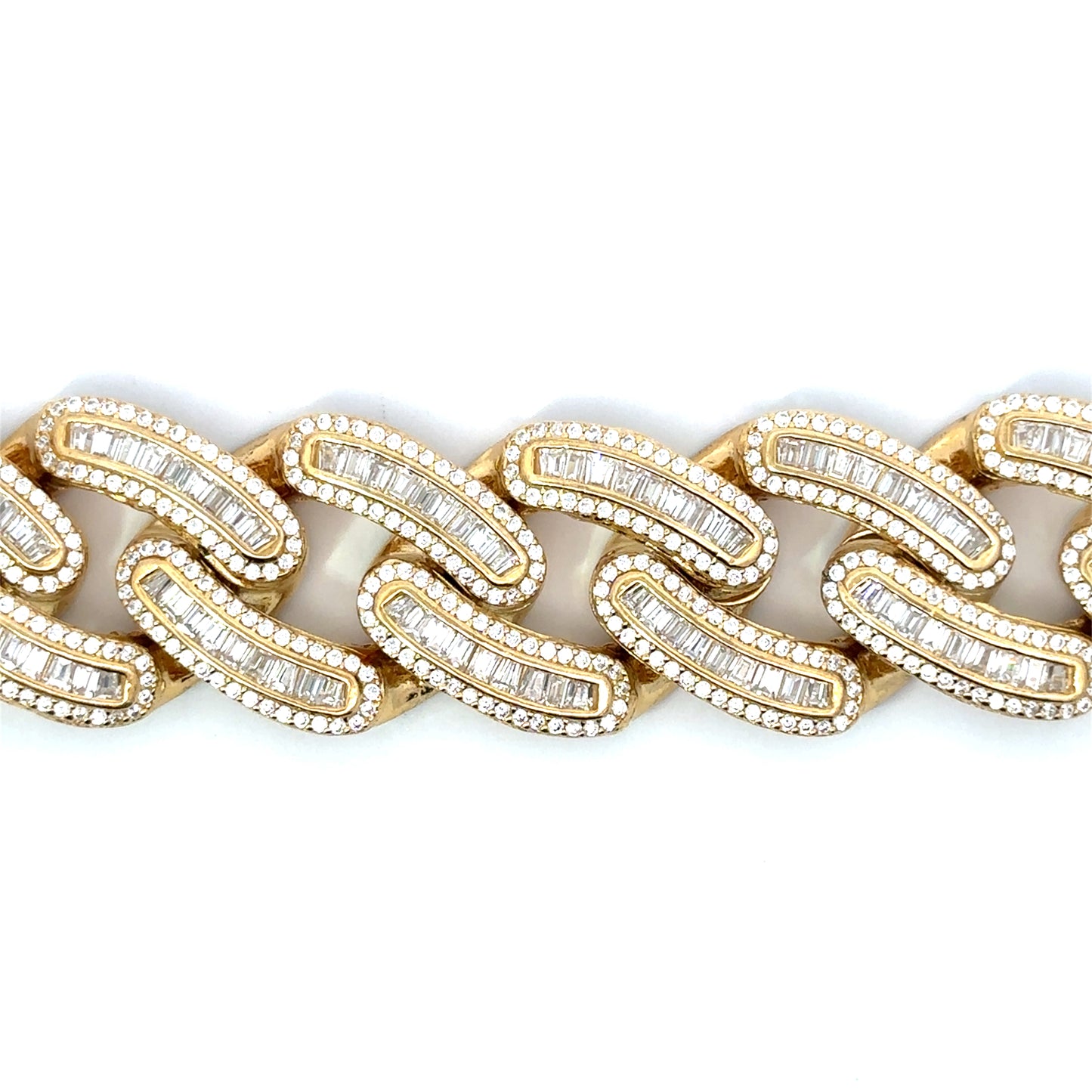 Icedout Baguette Cuban Bracelet