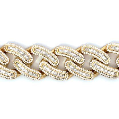 Icedout Baguette Cuban Bracelet