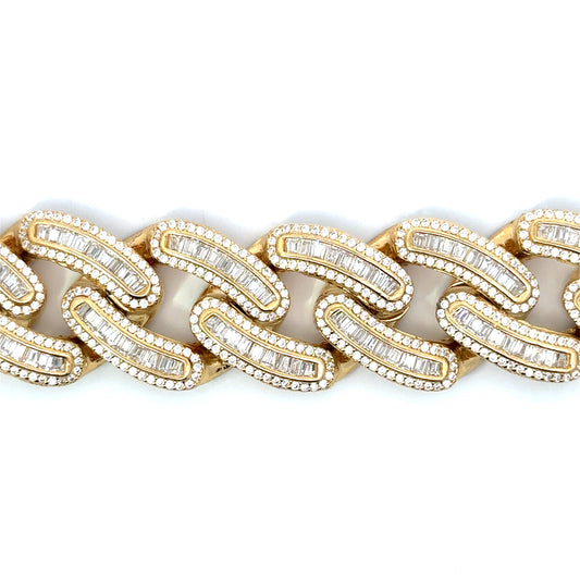 Icedout Baguette Cuban Bracelet