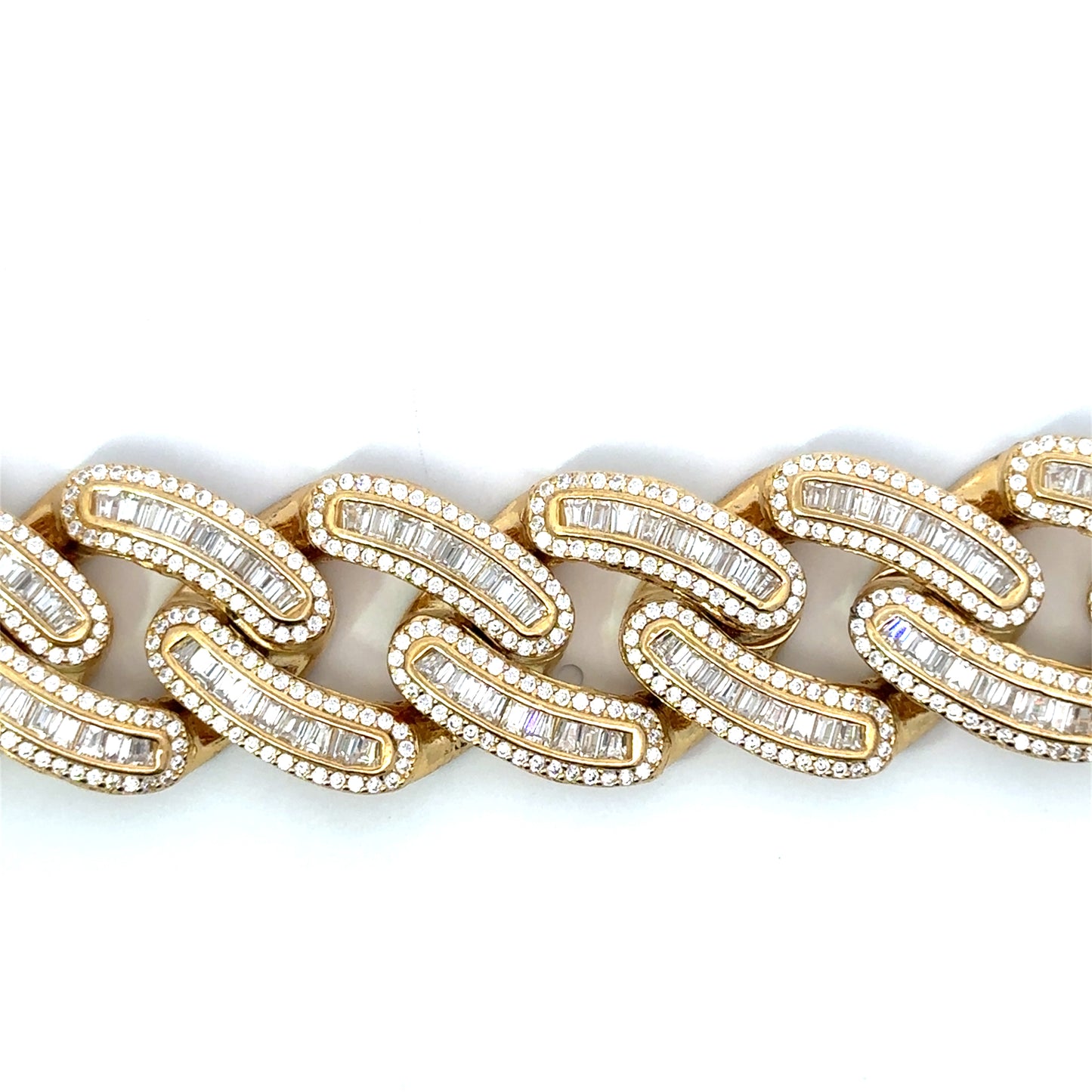 Icedout Baguette Cuban Bracelet