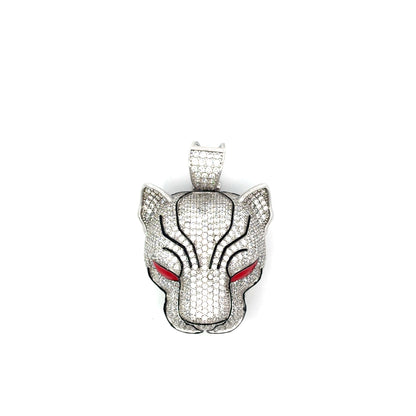 Icedout Panther Head Pendant