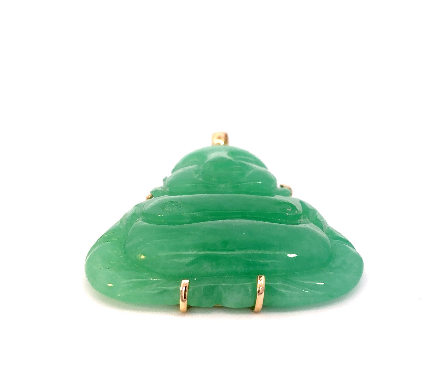 10k Green Jade Buddha