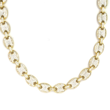 Icedout Yellow Puff Gucci Necklace